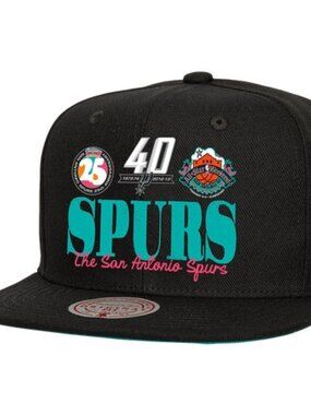 Mitchell & Ness Mens San Antonio Spurs Mitchell & Ness Spurs Hat